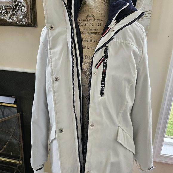 Vintage Tommy Hilfiger All Weather Winter Jacket Coat Large 3 in one - Picture 8 of 12